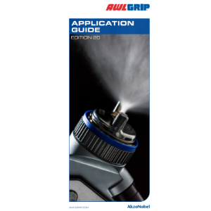 Front Cover of Awlgrip Application Guide Brochure