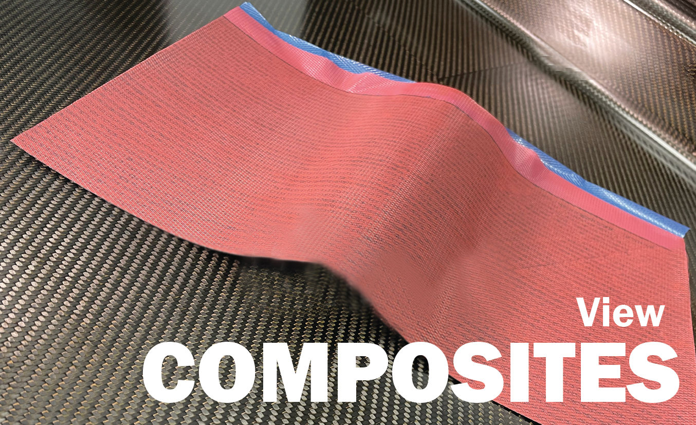 Carbon Fibre Fabric in Black, Red and Blue