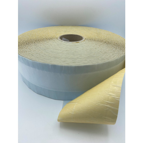 Roll of White and Cream Vacuum Strip