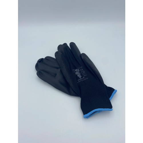 Black Coated Grip Glove